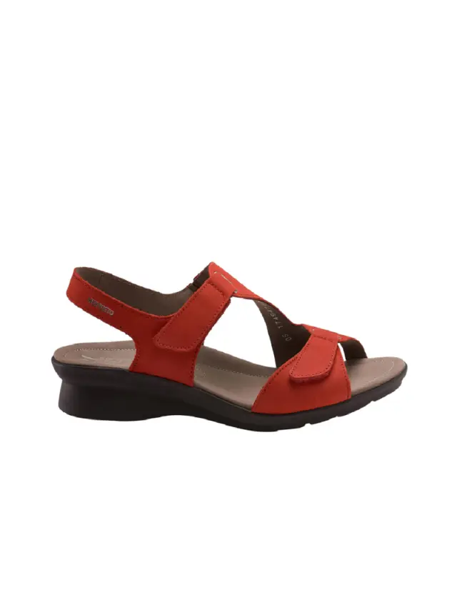 Mephisto Πέδιλα Γυναικείο δέρμα Nubuck Κόκκινο MEP/PARIS SCARLET 3