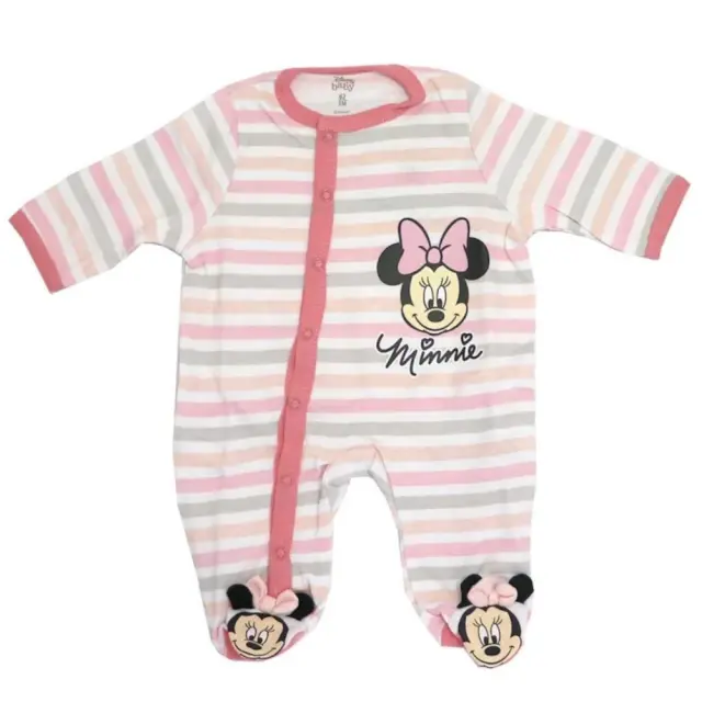 Φορμάκι Μακρυμάνικο Minnie Pink Lines 8030253 - 12 M (80cm)
