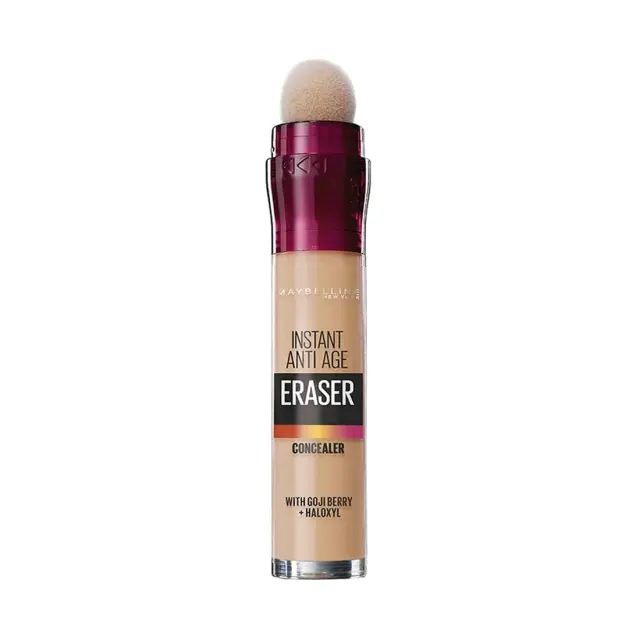 Maybelline Instant Anti-Age Eraser Eye Concealer 08 Buff Beige Κονσίλερ με Σφουγγαράκι, 6.8ml