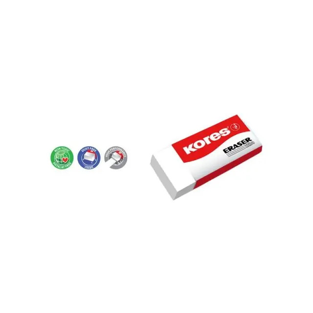 Kores - Eraser - White (740501) - Toys