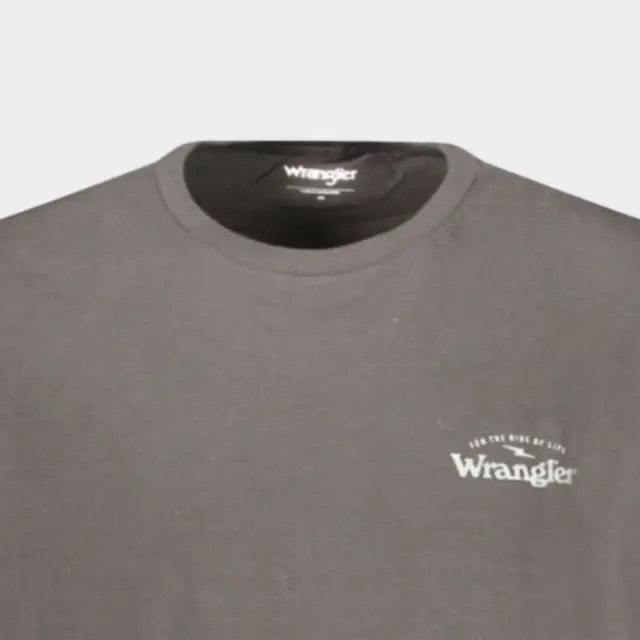 T-Shirt Wrangler 112362366_NEBLACK Μαύρο - 2XL 3