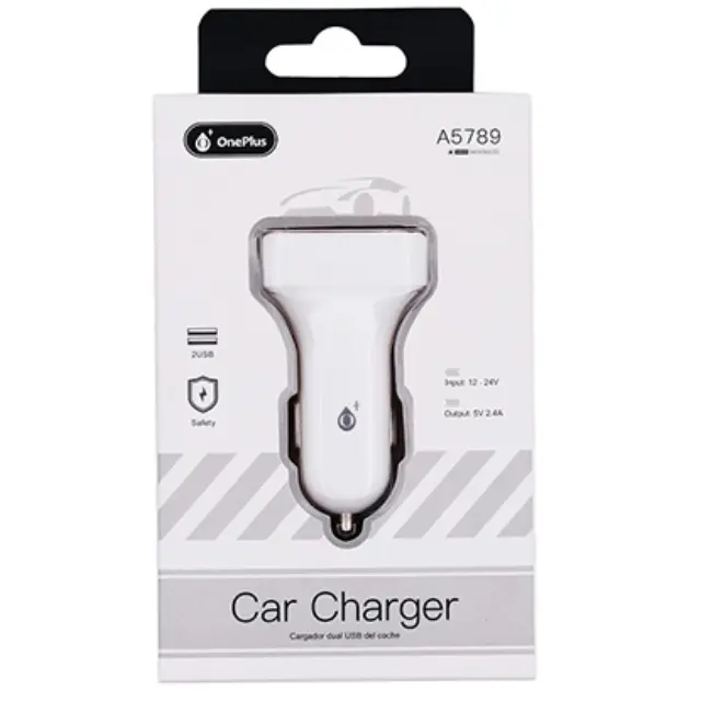 Car Charger S.Basic Epime without Cable, 2USB, 2.4A, White A5789