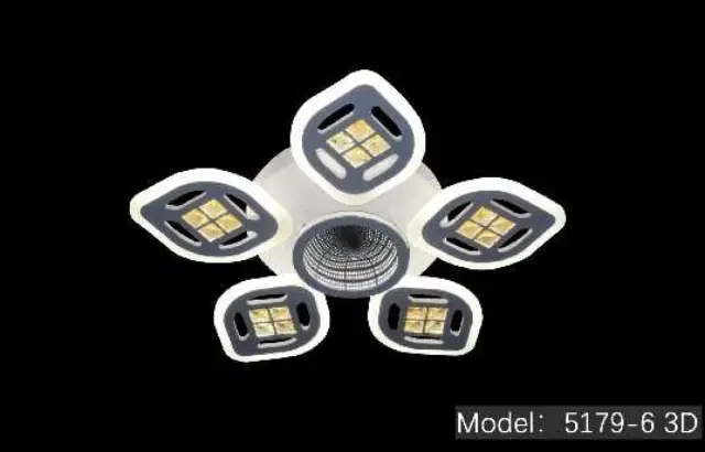 Φωτιστικό οροφής LED - Πλαφονιέρα με Dimmer - 5179-6WH - 943765 2