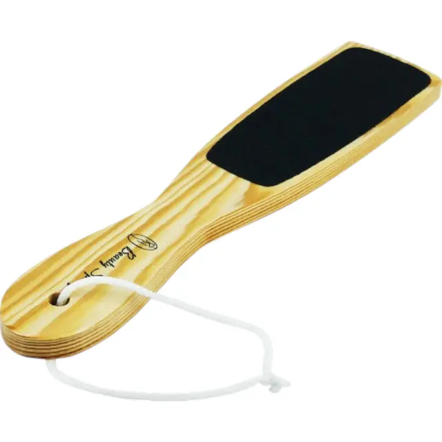 Beauty Spring Wooden Foot Rasp Ράσπα Ποδιών Γυαλόχαρτου με Ξύλινη Λαβή 1τμχ