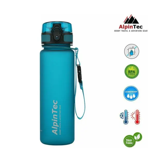AlpinPro S-500 Πλαστικό Παγούρι 500ml Γαλάζιο