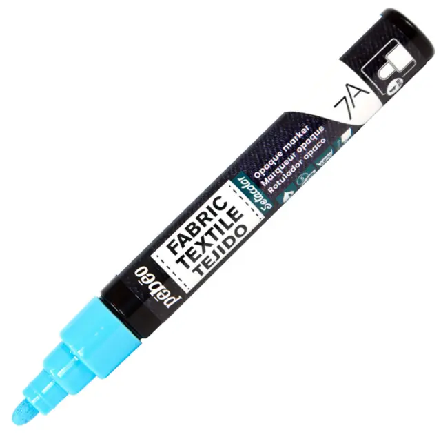 Pebeo Μαρκαδόρος Υφάσματος Καλυπτικός Μύτη 4mm - 54 Pastel Blue
