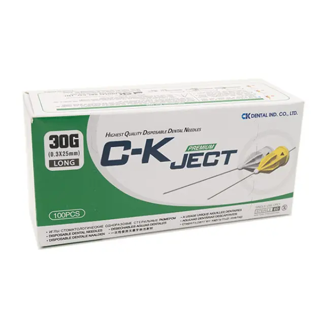 CK Dental C-K Ject Βελόνες Αναισθησίας 100τεμ 30g x 25mm