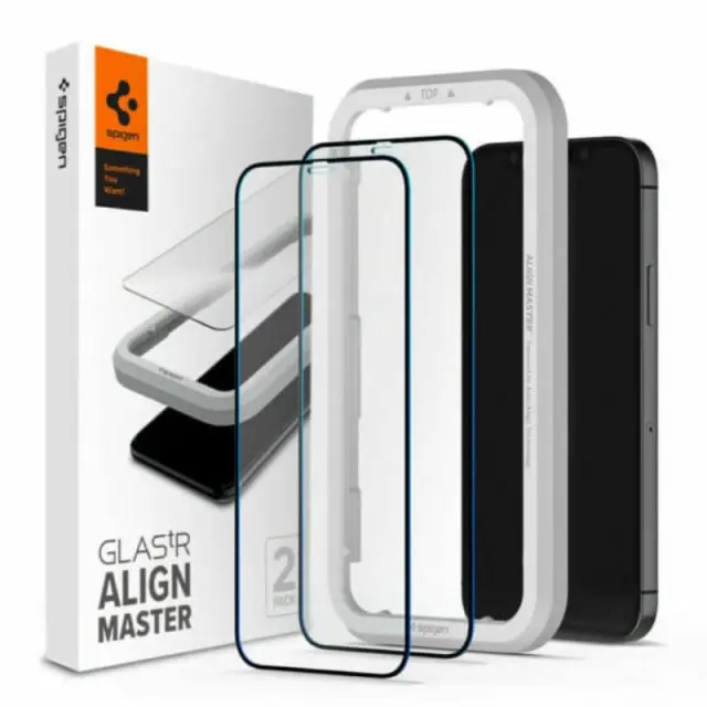 Spigen Full Face Tempered Glass 2τμχ -iPhone 12 / 12 Pro