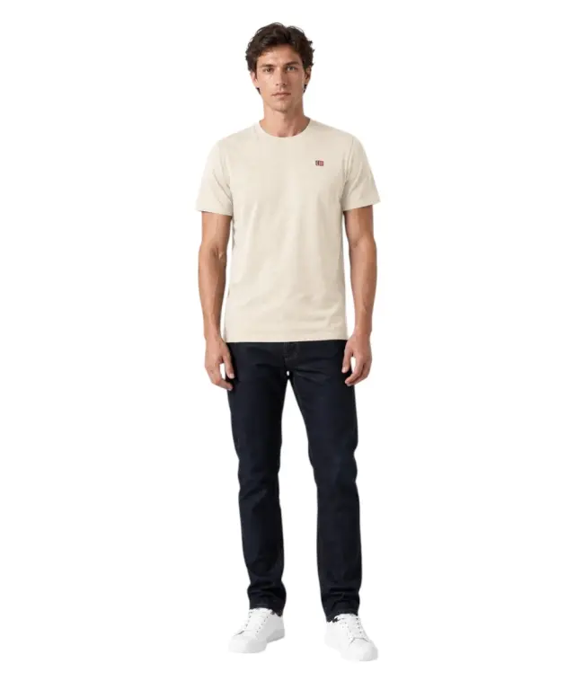 Norway Nautical School - Ανδρικό T-shirt Κοντομάνικο 836016-ROPE Μπεζ