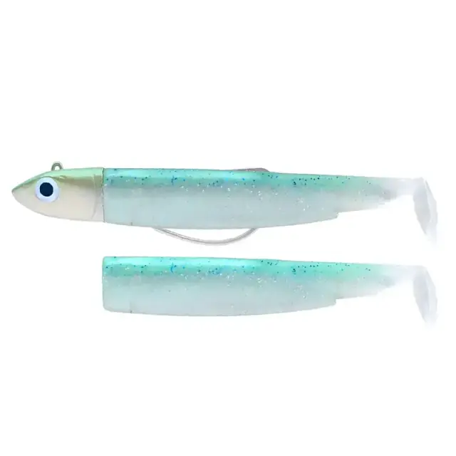 Σιλικονούχο Fiiish Black Minnow Νο2 Combo BM3137 Combo Off Shore - 10gr Green Glitter