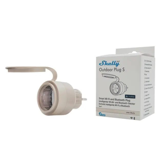 3800238070557 | Shelly Outdoor Plug S Gen3 - EAN 3800238070557 3