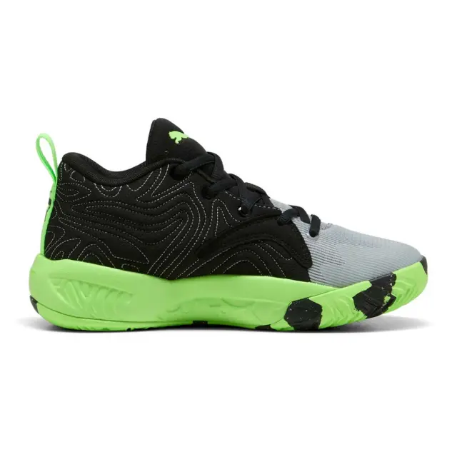 Puma Boy's Court Pro 3 JR Μαύρο - Λαχανί 314061-02 (Puma) 2