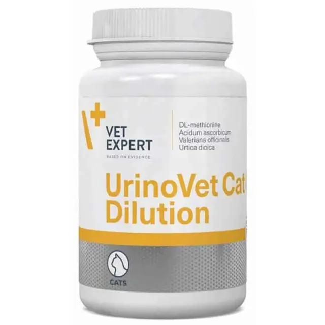 VetExpert Urinovet Dilution Βιταμίνη για Ουροποιητικό / Νεφρά Γάτας 100gr 45caps