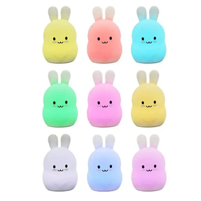 FreeON Mini Rabbit Φωτάκι Νυκτός Σιλικόνης 2