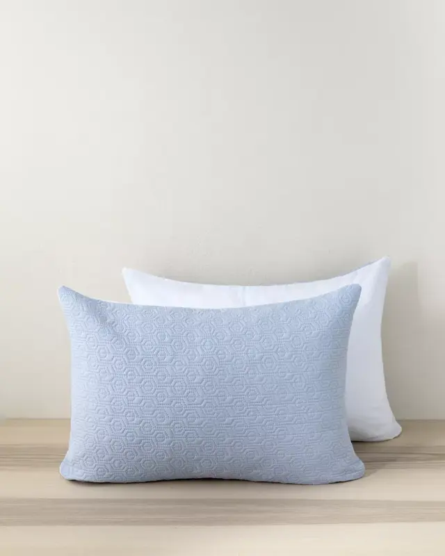 Μαξιλαροθήκες Orion - Sky Blue / Light Blue Μπλε, Σιέλ, Τιρκουάζ Μαξιλαροθήκες (2 x 52x72)