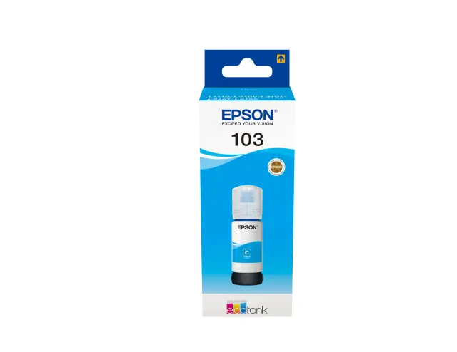 Epson Μελάνι Inkjet 103 Cyan (C13T00S24A) (EPST00S24A)