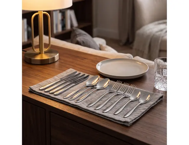 Σετ Μαχαιροπίρουνα Excellent Houseware σε ασημί απόχρωση - 24 τεμάχια CC4100960