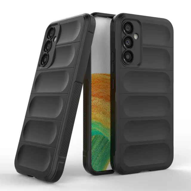 Θήκη Σιλικόνης Rugged Anti Scratch για Samsung Galaxy A34 5G - Black OEM