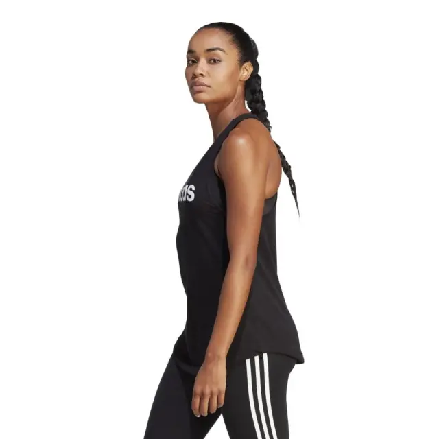 adidas Loungewear Essentials Loose Tank Top (GL0566-Black) - Μαύρο - XS 3
