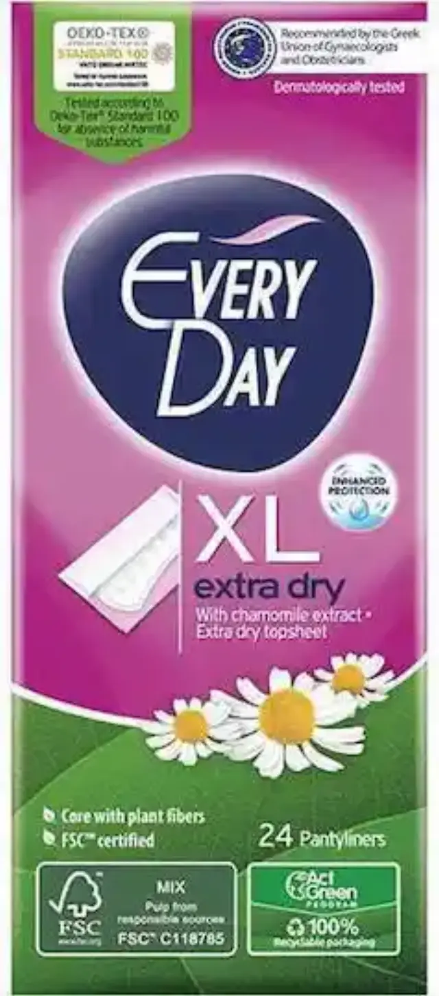 Every Day Regular Extra Long Σερβιετάκια Ημερήσια 24τμχ