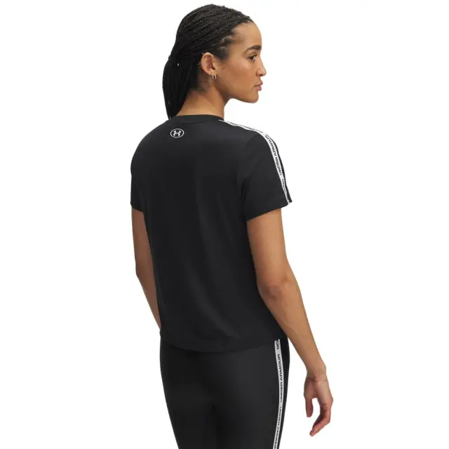 Under Armour Tech WM Tape T-Shirt (6003915-001) - Μαύρο 2
