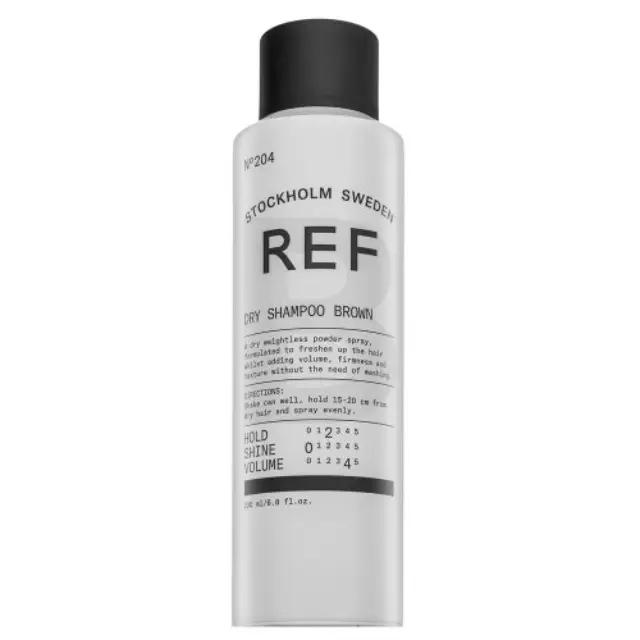 REF Dry Shampoo Brown N°204 dry shampoo for dark hair 200 ml