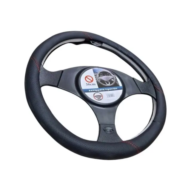 Κάλυμμα τιμονιού αυτοκινήτου - XY-057 - 122537 - Black/Black