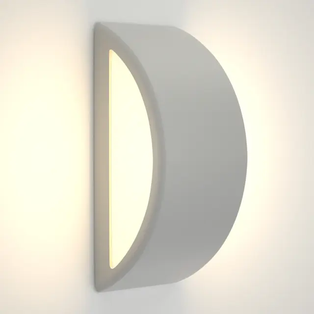 it-Lighting Clear 1xE27 Outdoor Up-Down Wall Lamp Grey D:32cmx13cm (80202734) 2