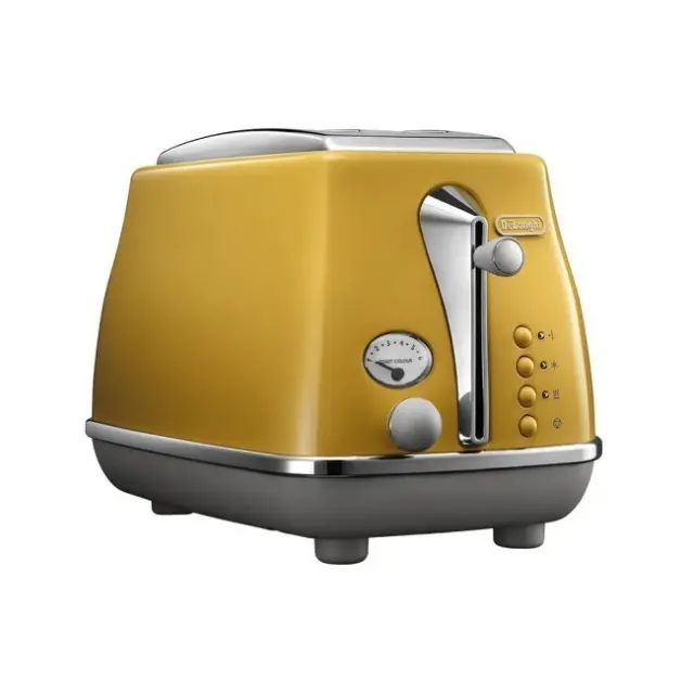 De'Longhi Φρυγανιέρα Icona Capitals 900W Yellow (CTOC 2103.Y)
