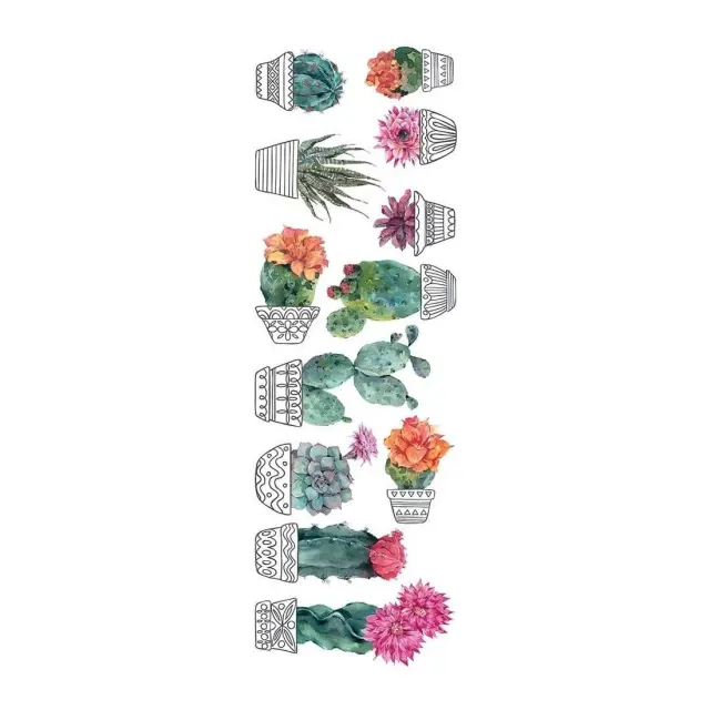 Αυτοκόλλητα Βινυλίου Για Τοίχο Ango Cactus 58116 2