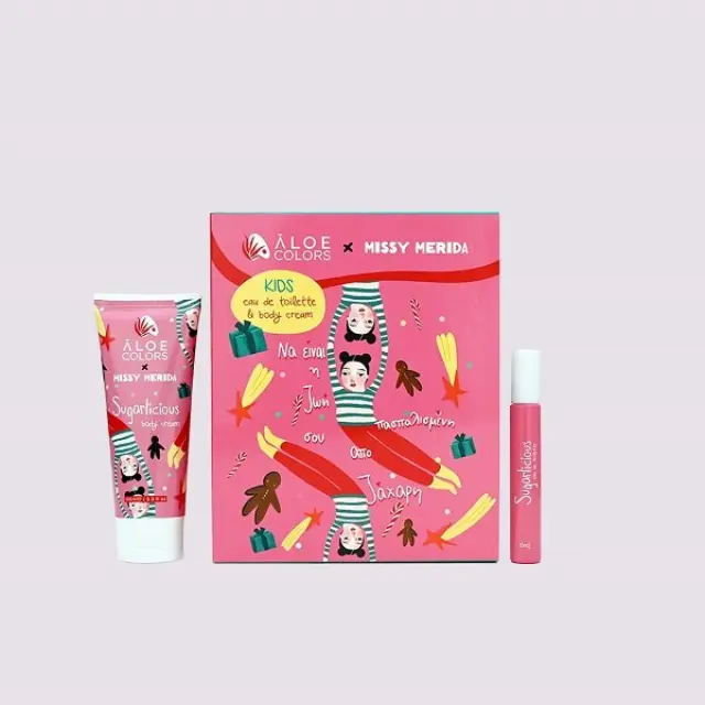 Aloe+ Colors Promo Sugarlicious Kids Eau De Toilette Παιδικό Άρωμα 10ml & Body Cream Κρέμα Σώματος 100ml