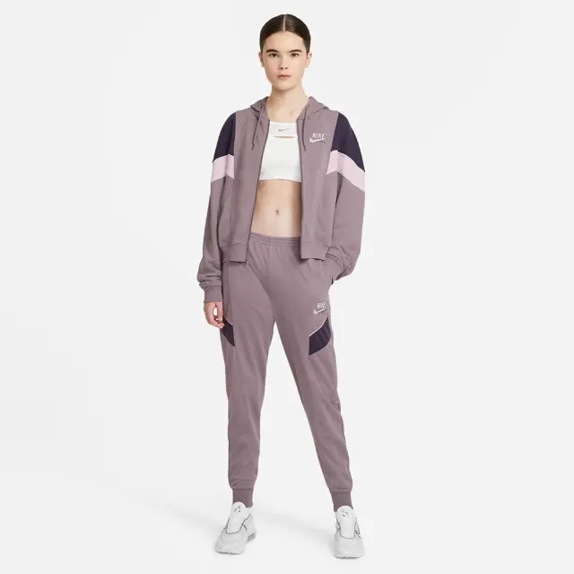 Nike Sportswear Heritage Full-Zip Top (CZ8600-531) - Μώβ 3