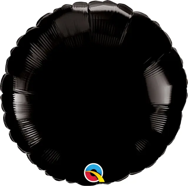 Μπαλόνι Φοιλ Στρογγυλό 18 Μαύρο / 46 εκ Onyx Black