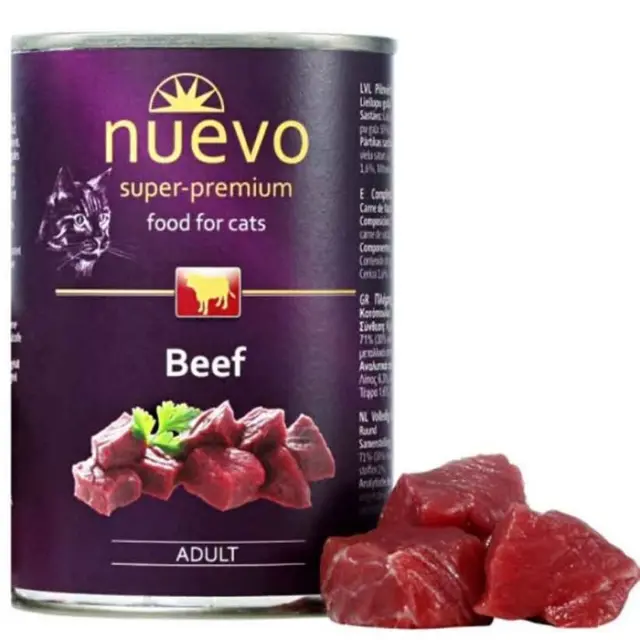 Nuevo Cat Adult Μοσχάρι 400gr