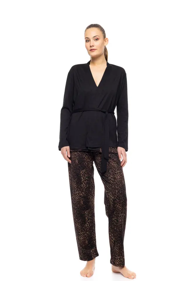 W1713 - Type - PYJAMA 3PCS LEOPARD - S
