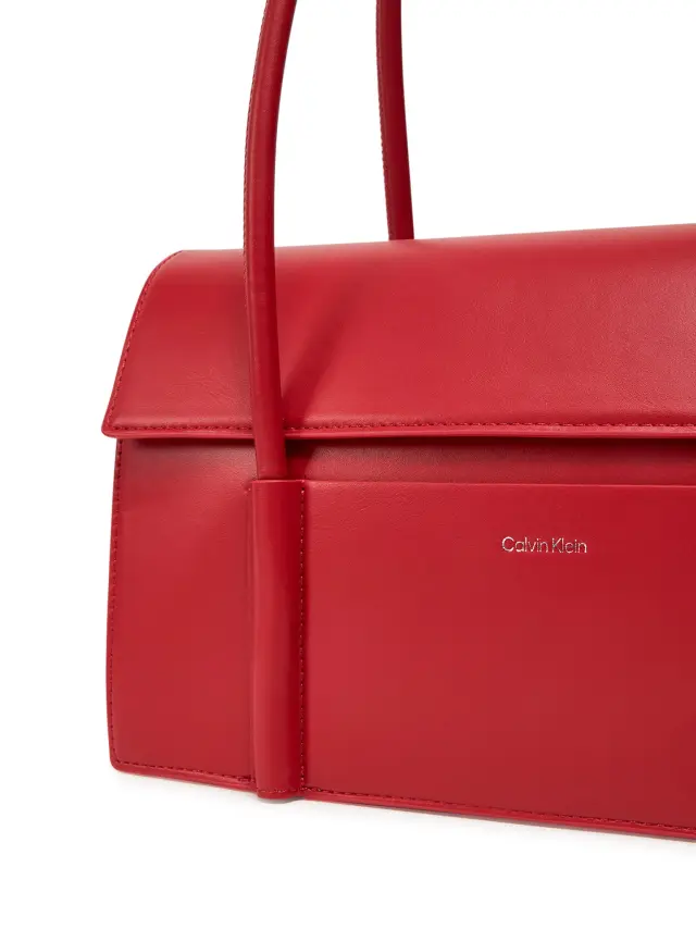 Calvin Klein Γυναικεία Τσάντα Linn Shoulder Bag Κόκκινο 2