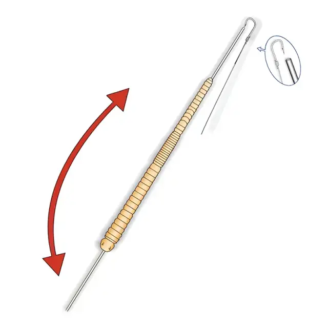 Stonfo Tubular Needle 424 – Ανοξείδωτη Κοίλη Βελόνα Χωρίς Μύτη για Δόλωμα 20cm (5τμχ)