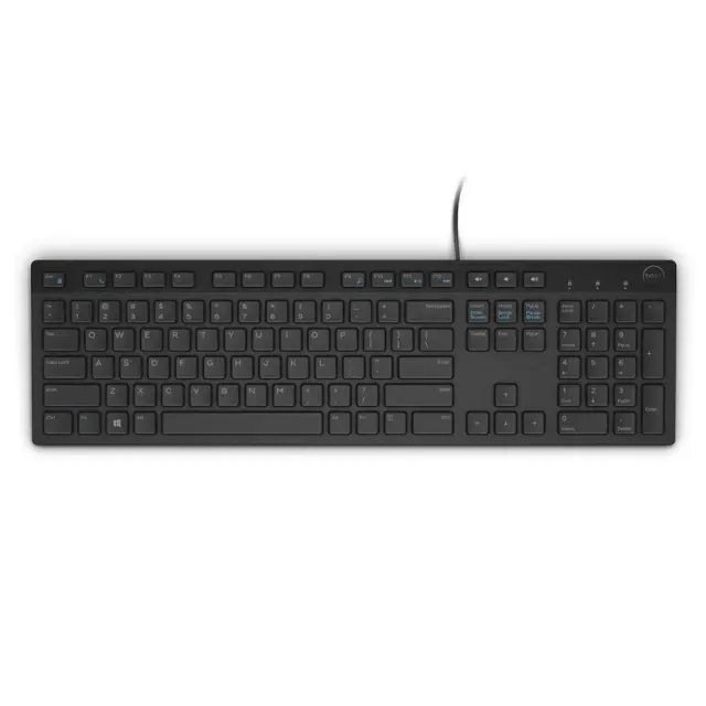 Dell Multimedia Keyboard-KB216 - US International (QWERTY) - Black (580-ADHK) (DEL580-ADHK)