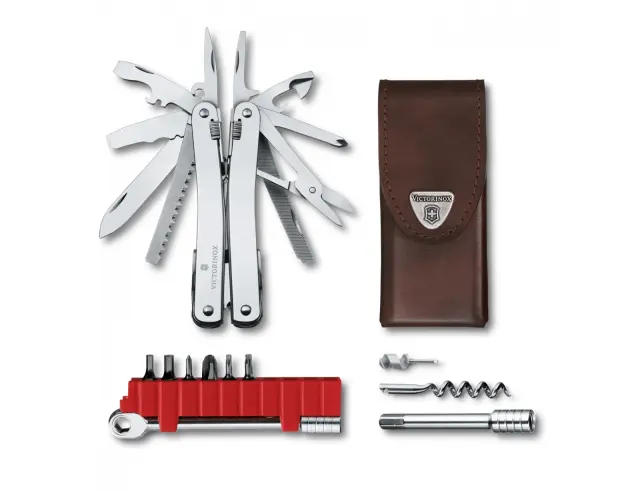 Ελβετικό Πολυεργαλείο Victorinox Tool Spirit X Plus με θήκη, 36 λειτουργίες και μήκος 10.5cm - Silver 3.0236.L 2