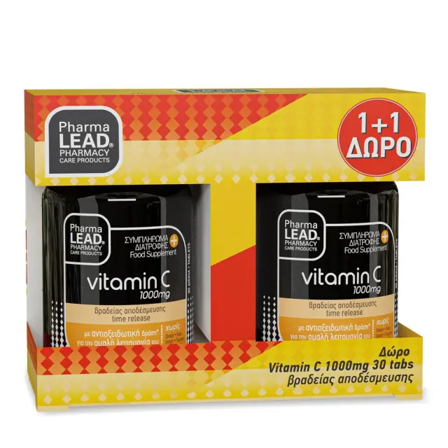 Pharmalead Vitamin C Time Release 1000mg 2x30 ταμπλέτες
