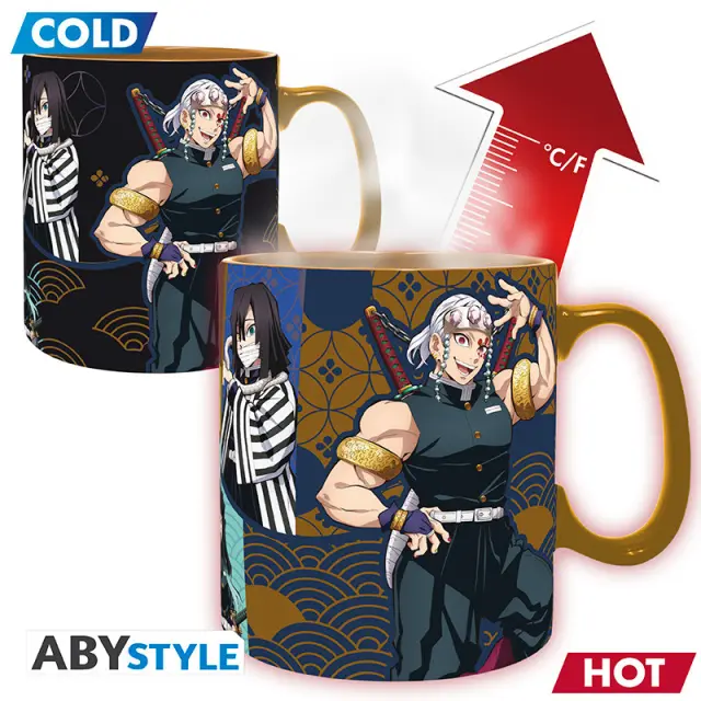 DEMON SLAYER - Mug HeatChange- 460ml- Hashira S2