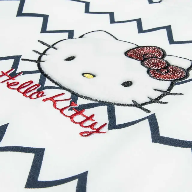 Μπλούζα φούτερ Hello Kitty με παγιέτες 2