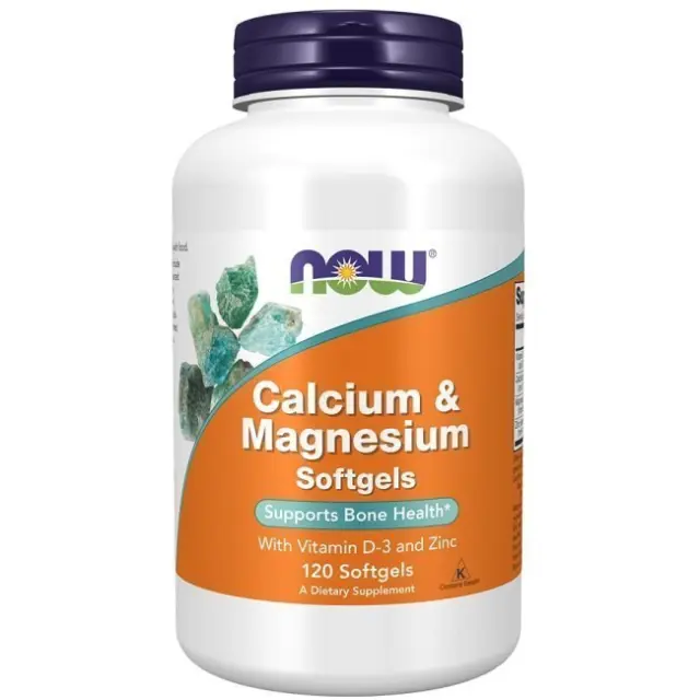 Now Foods Calcium & Magnesium 120 μαλακές κάψουλες