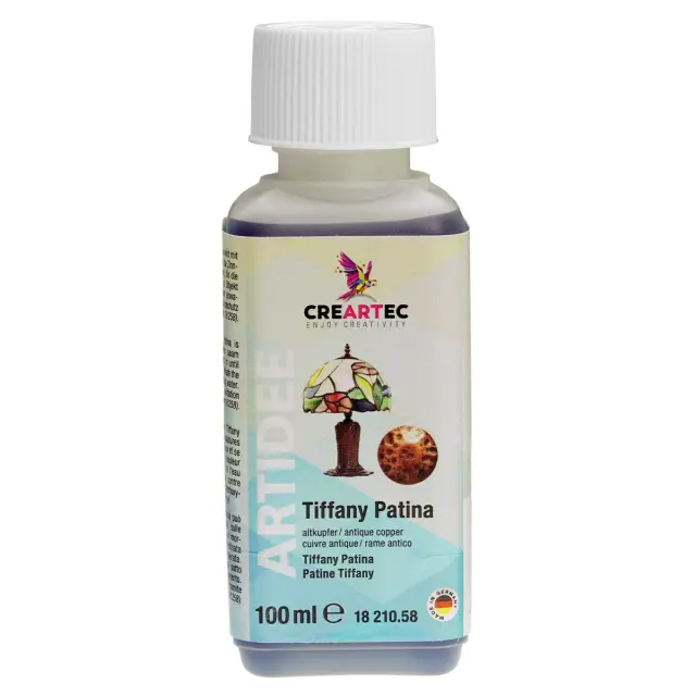 Creartec Πατίνα Dark Antique Copper για Βιτρώ - 100ml