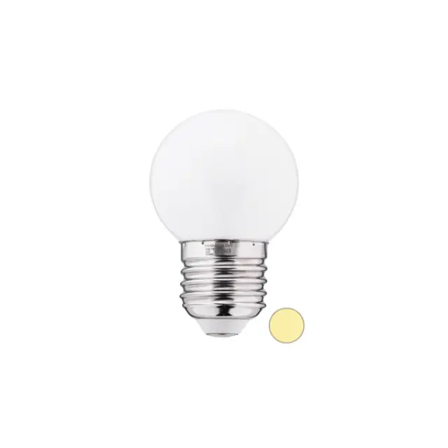 LED Bulb 1W E27 G45 240V 50Lm 2700K PC warm white
