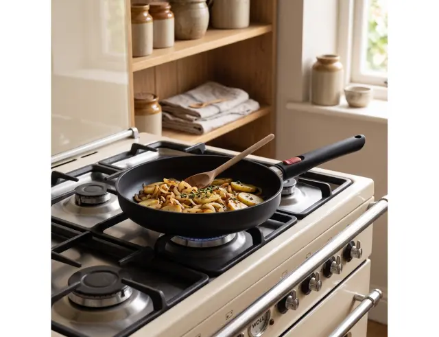 Τηγάνι Woll Eco Lite QXR με αντικολλητική επίστρωση, αποσπώμενη λαβή και διάμετρο 24cm1524ELI-Q