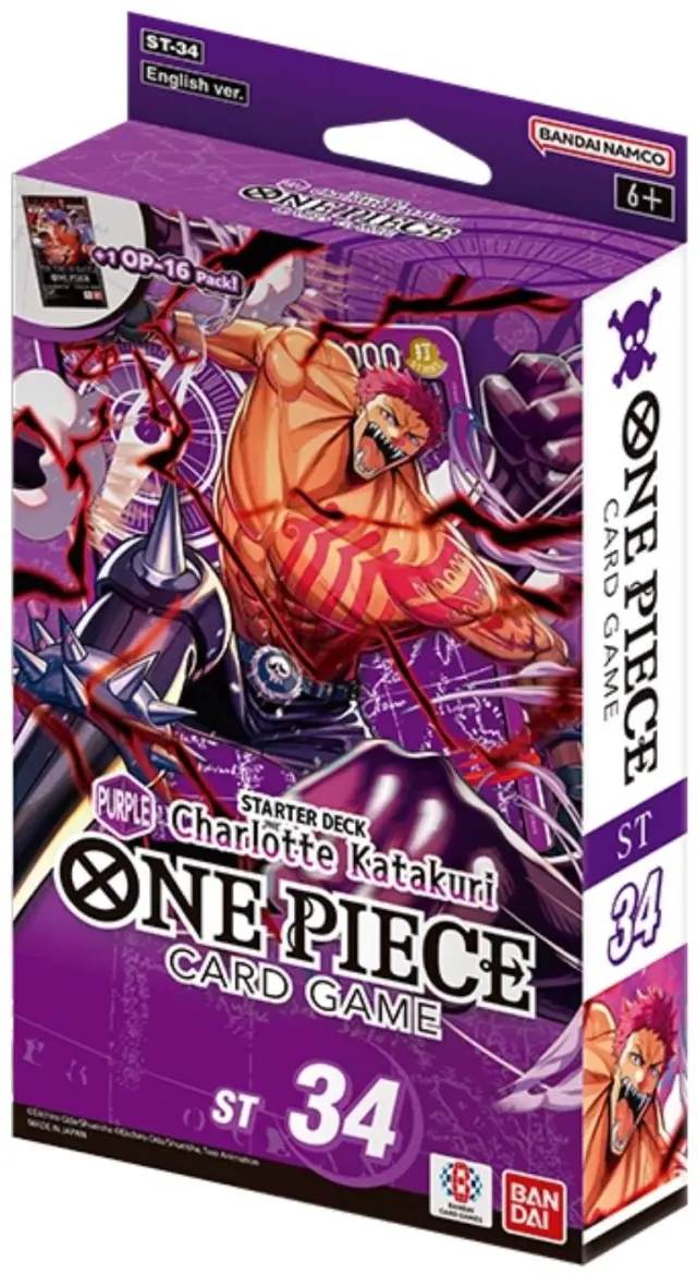 One Piece Card Game ST-34 Starter Deck - EN (PURPLE Charlotte Katakuri)