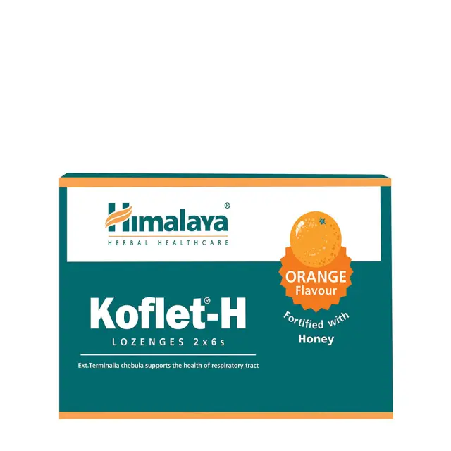 Himalaya Koflet-H Orange, 12 lozenges