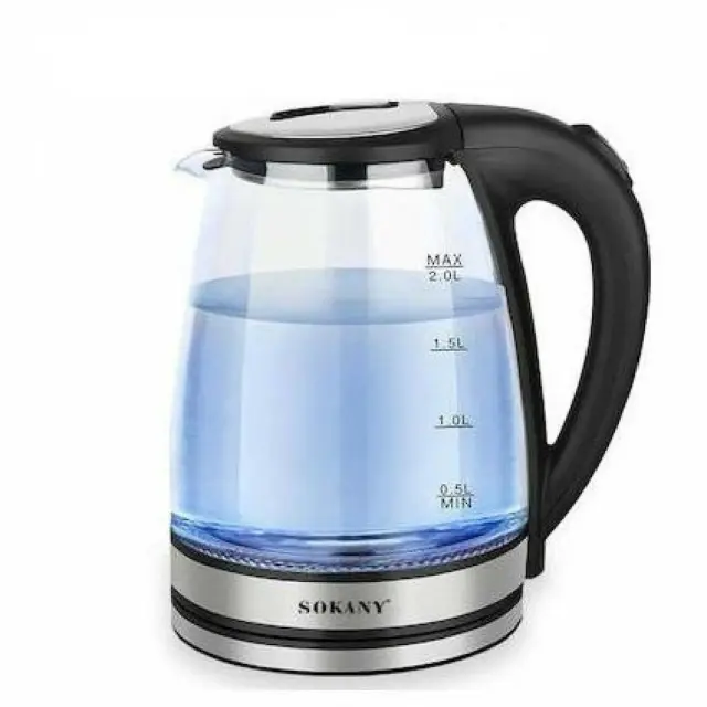 Sokany Βραστήρας 1500W χωρητικότητας 2Lt SK-SH-1045