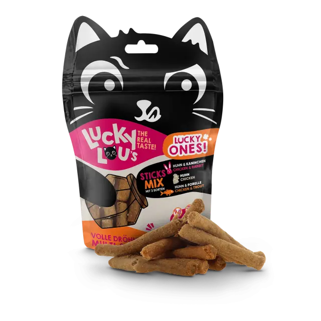 Lucky Lou Lucky Ones Sticks Mixpack Grain Free – Gluten Free – GMO Free – Sugar Free 50gr